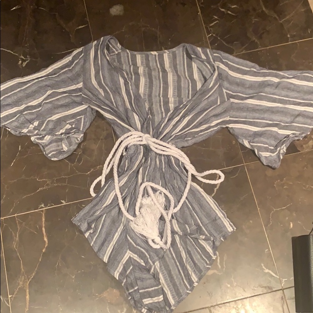 Beach cover up/romper